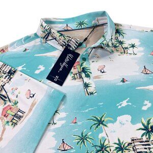 Walter Hagen Performance 11 Novelty Golf Polo Mens 2X, 4XLT Resort Landscape
